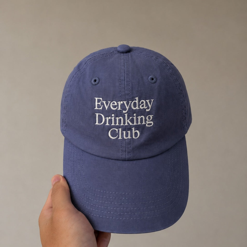 Everyday Drinking Club cap in blue