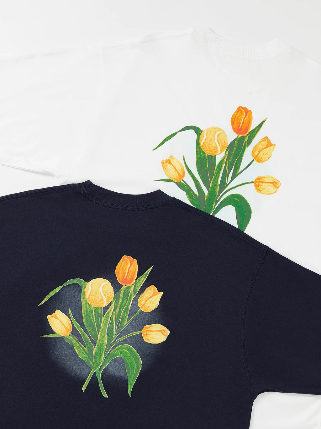 Monday Sleeping Club Tennis Bouquet Watercolor Graphic T-Shirt