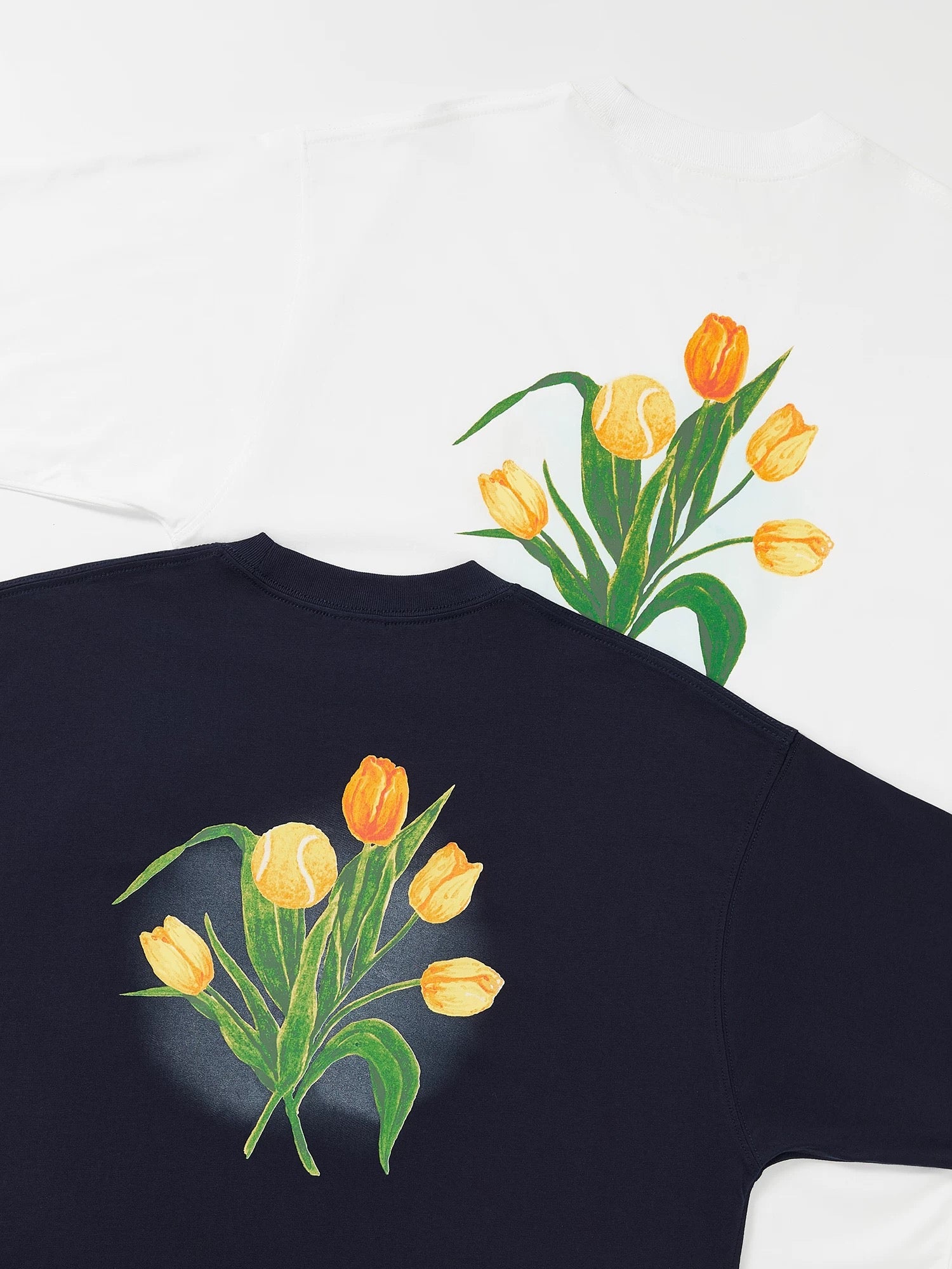 Monday Sleeping Club Tennis Bouquet Watercolor Graphic T-Shirt
