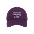 Monday Sleeping Club Classic Logo Embroidered Baseball Cap