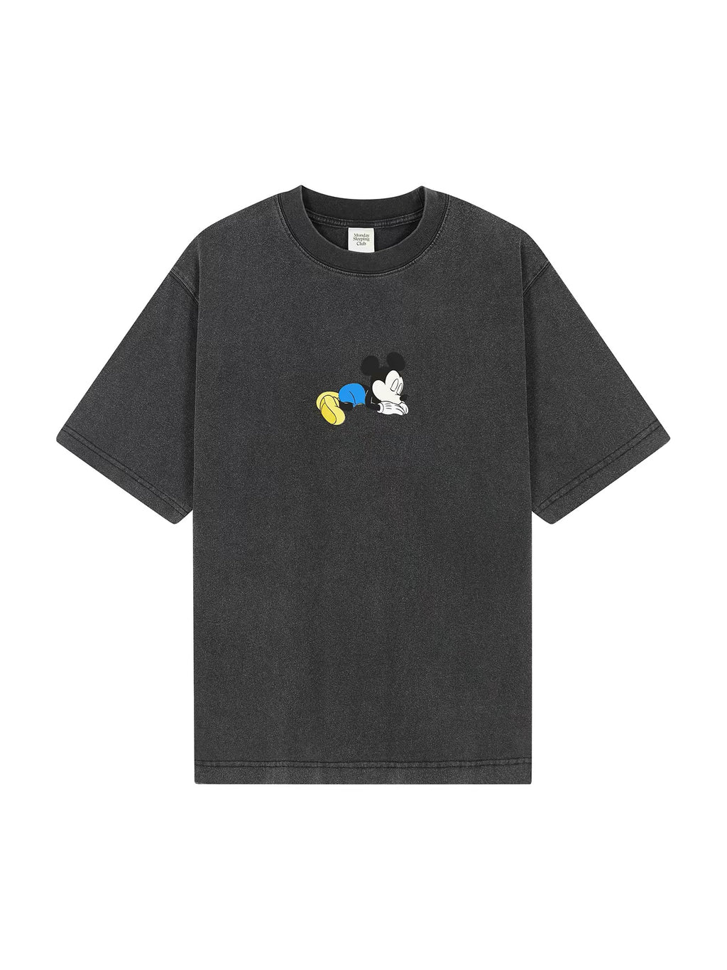 Monday Sleeping Club × Disney “Sleeping Mickey” Washed Graphic T-Shirt